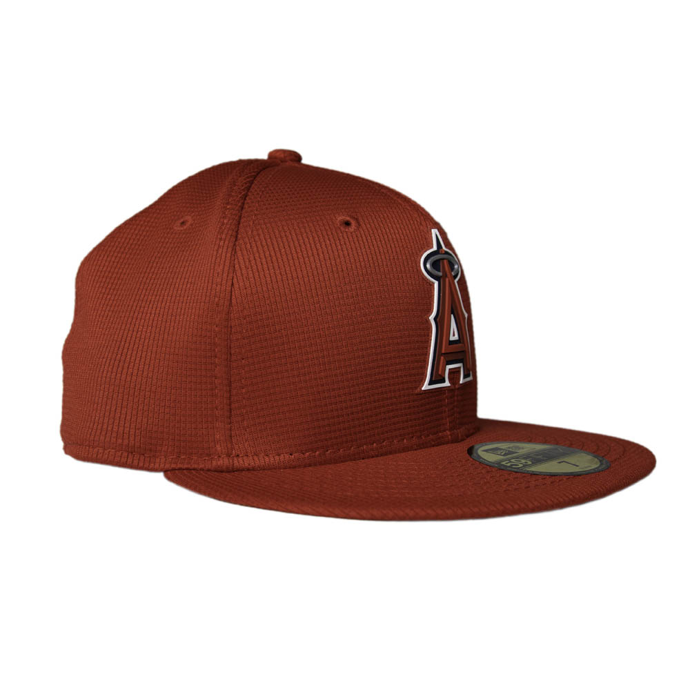 New Era 59Fifty Los Angeles Angels California State Hat - Red