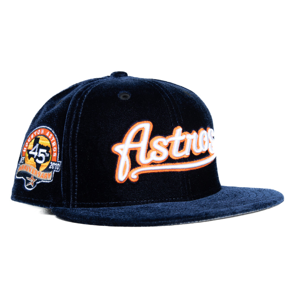 Exclusive Houston Astros New Era 59Fifty Hat 7 3/8 20th Patch Volt