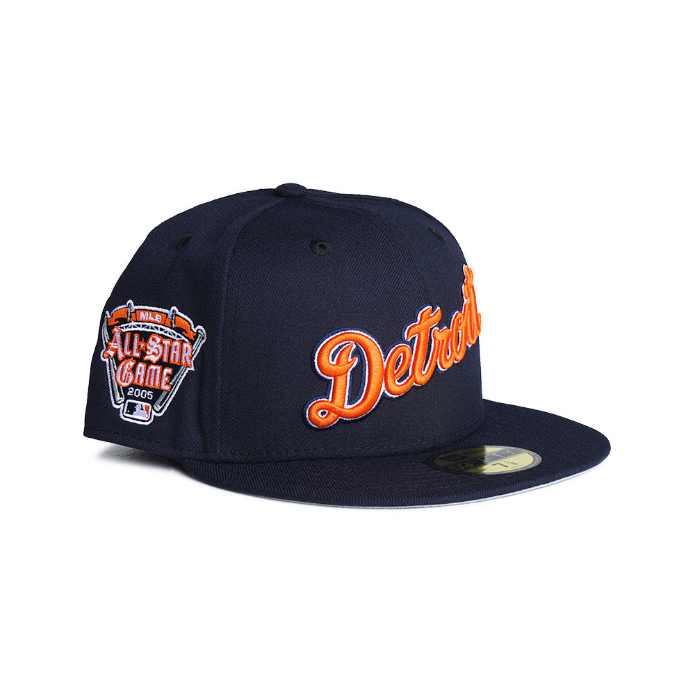 NEW ERA 59FIFTY MLB DETROIT TIGERS ALL STAR GAME 2005 TWO TONE / GREY UV  FITTED CAP