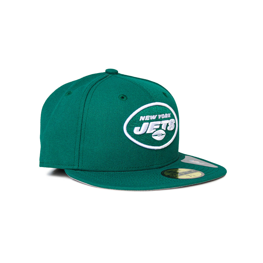 New York Jets New Era Fitted Hat Unisex White New