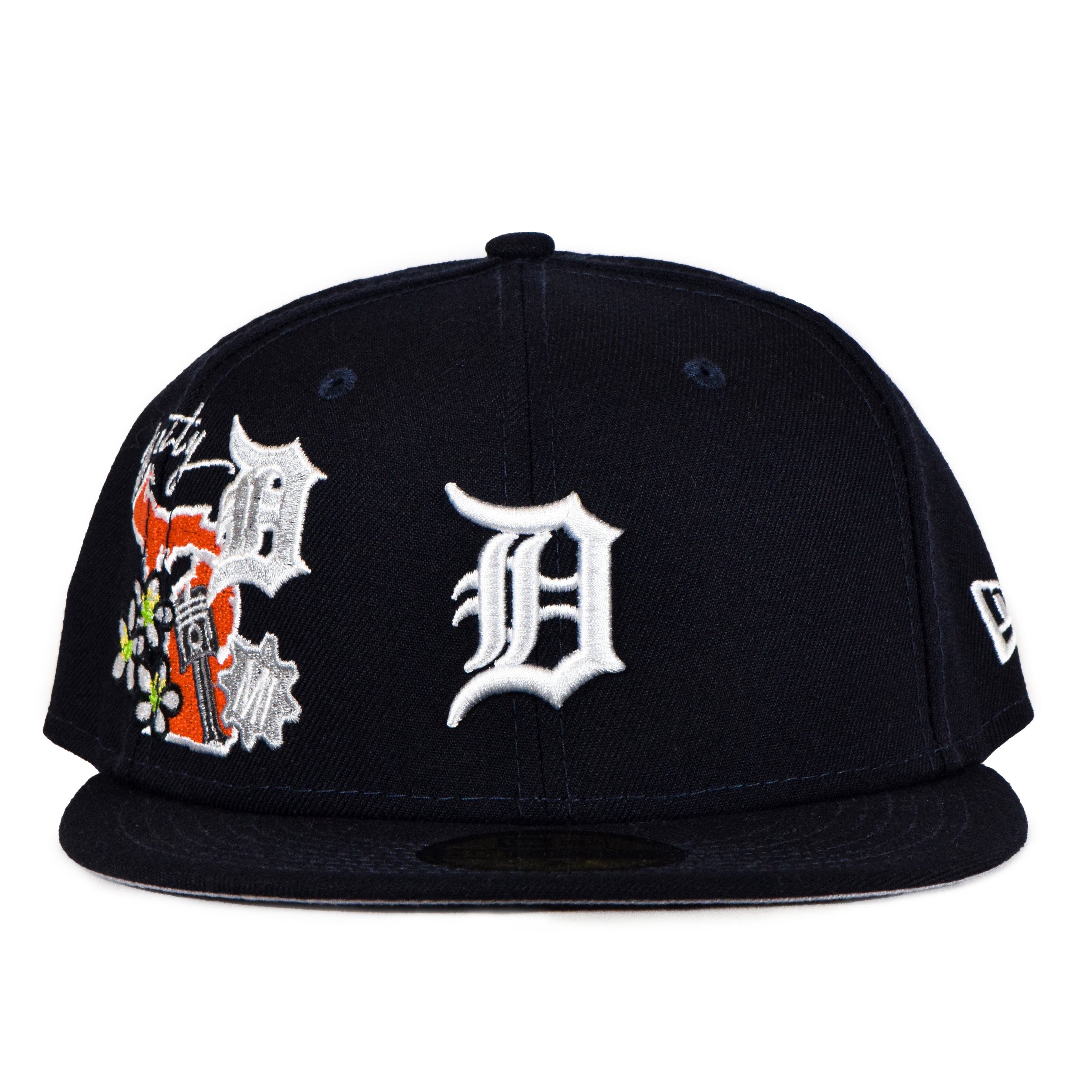 New Era Detroit Tigers Navy Sidesplit 59FIFTY Fitted Hat