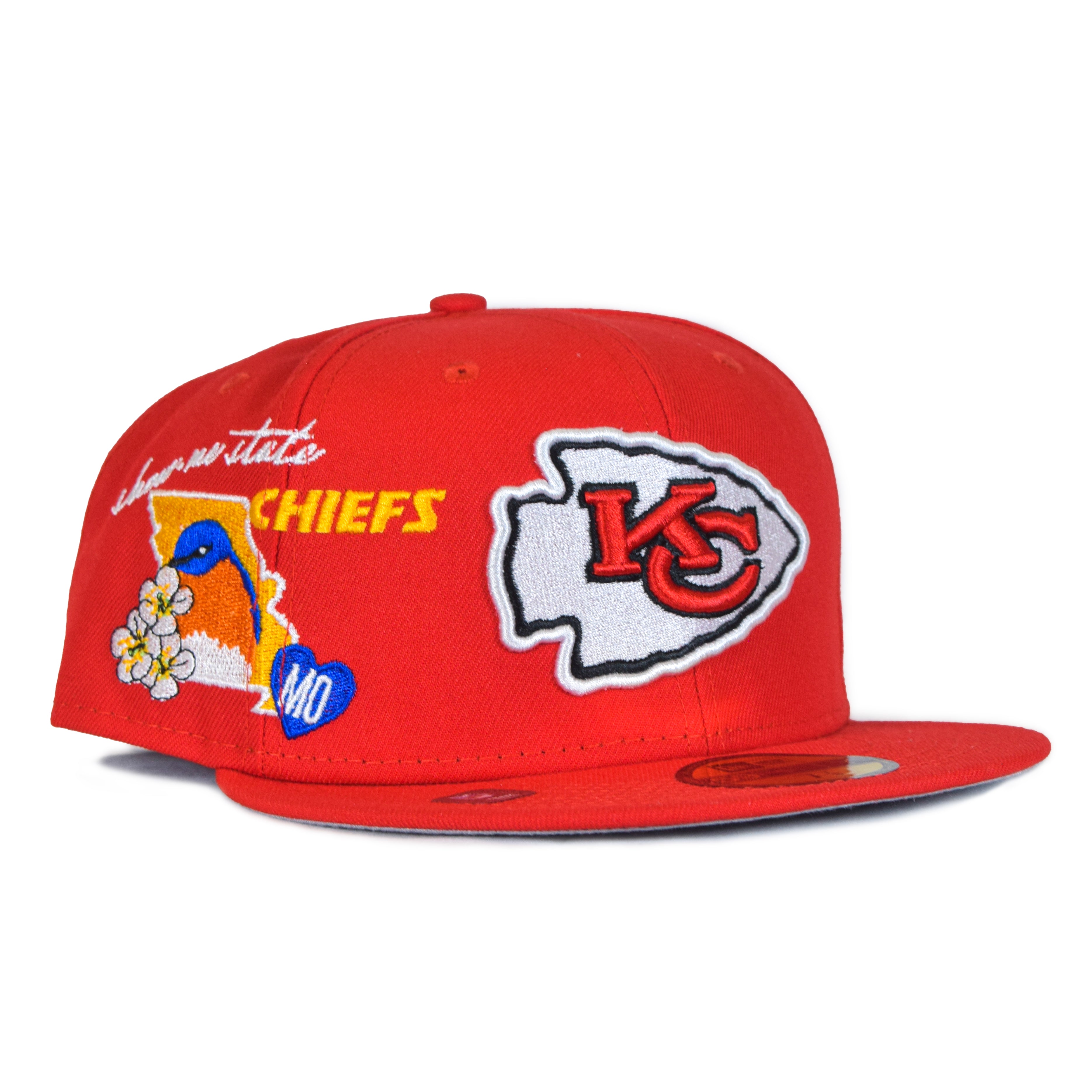 Kansas City Chiefs New Era Field Patch 59FIFTY Fitted Hat - Red