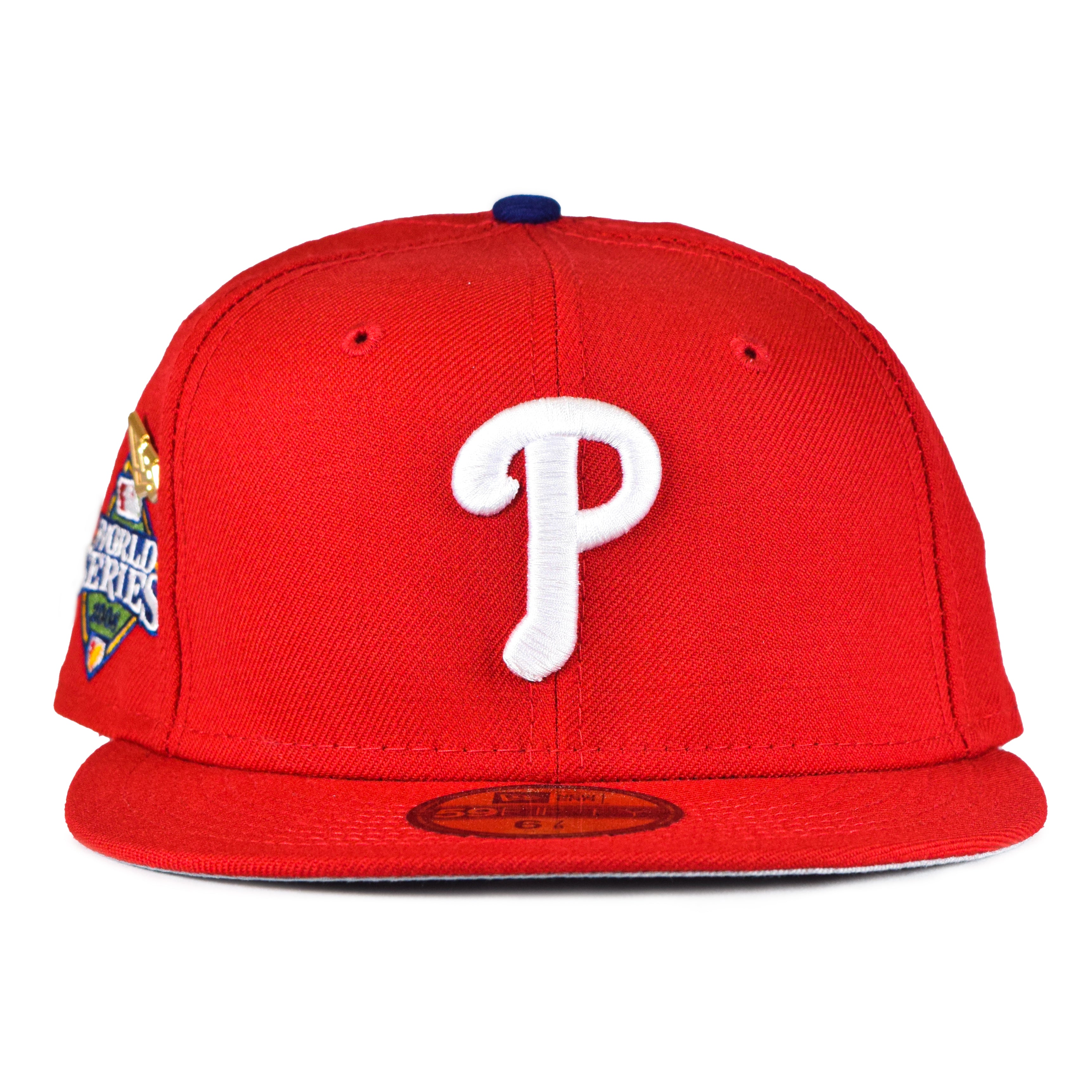 59FIFTY Philadelphia Phillies 2008 World Series Red - Grey UV 8 1/8