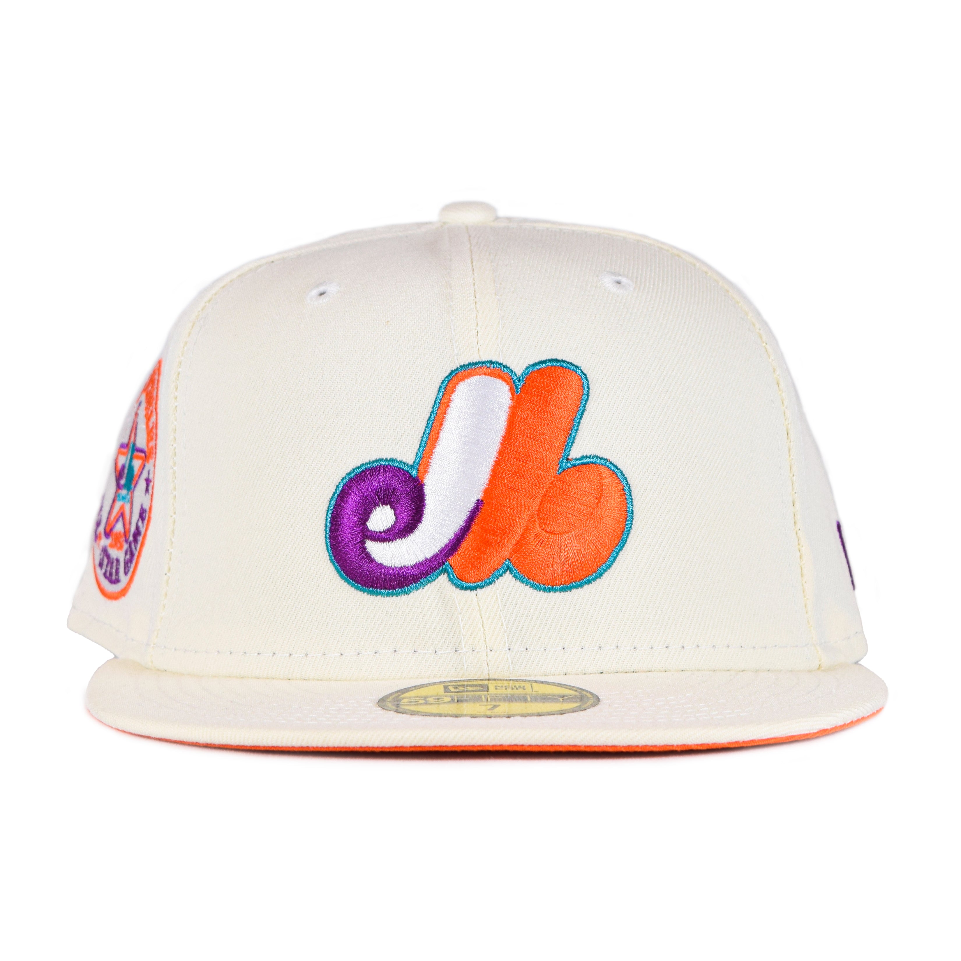 Montreal Expos Light Blue / Green UV New Era 59Fifty 7 1/8 NEW