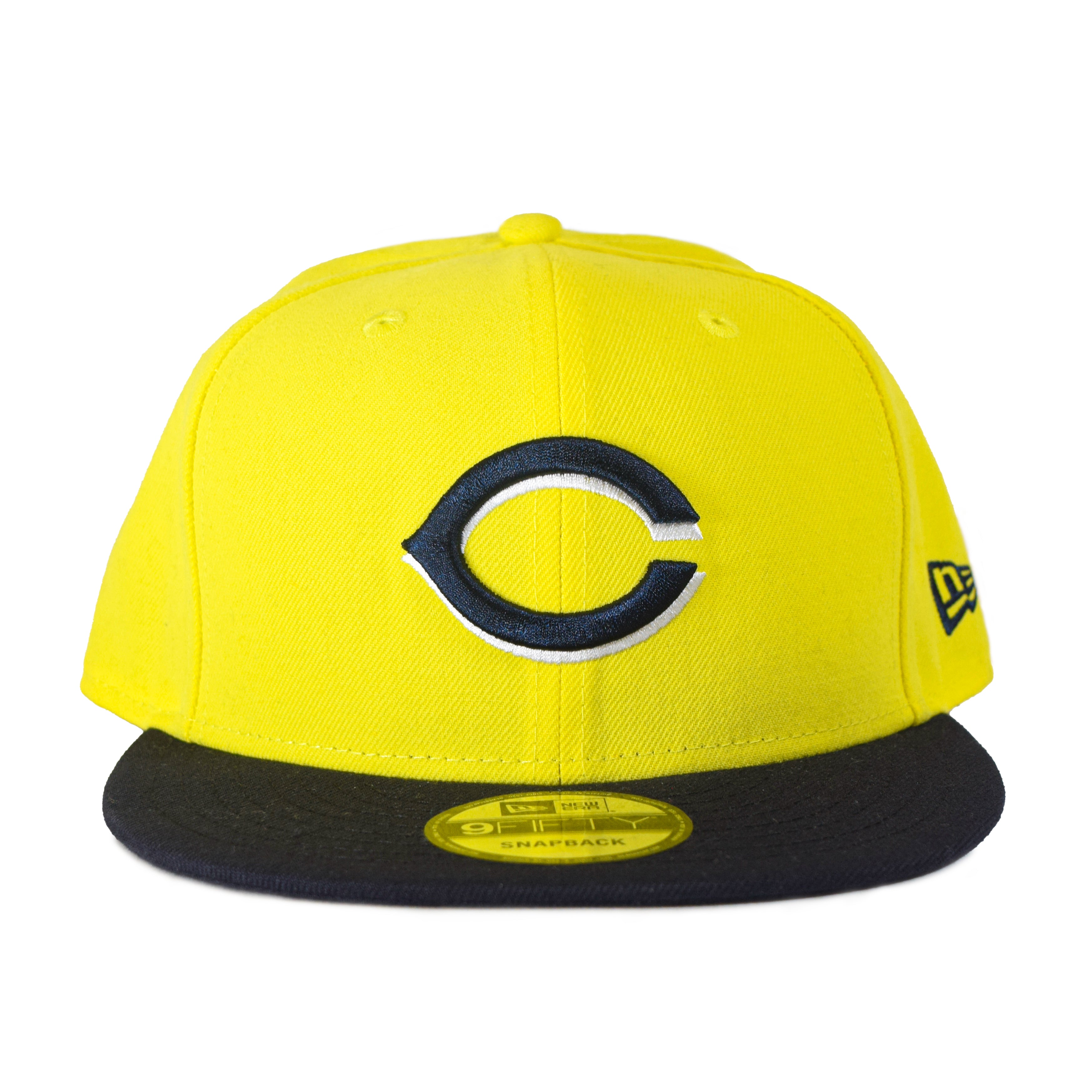 Cincinnati Reds MLB 9fifty New Era neon yellow cap