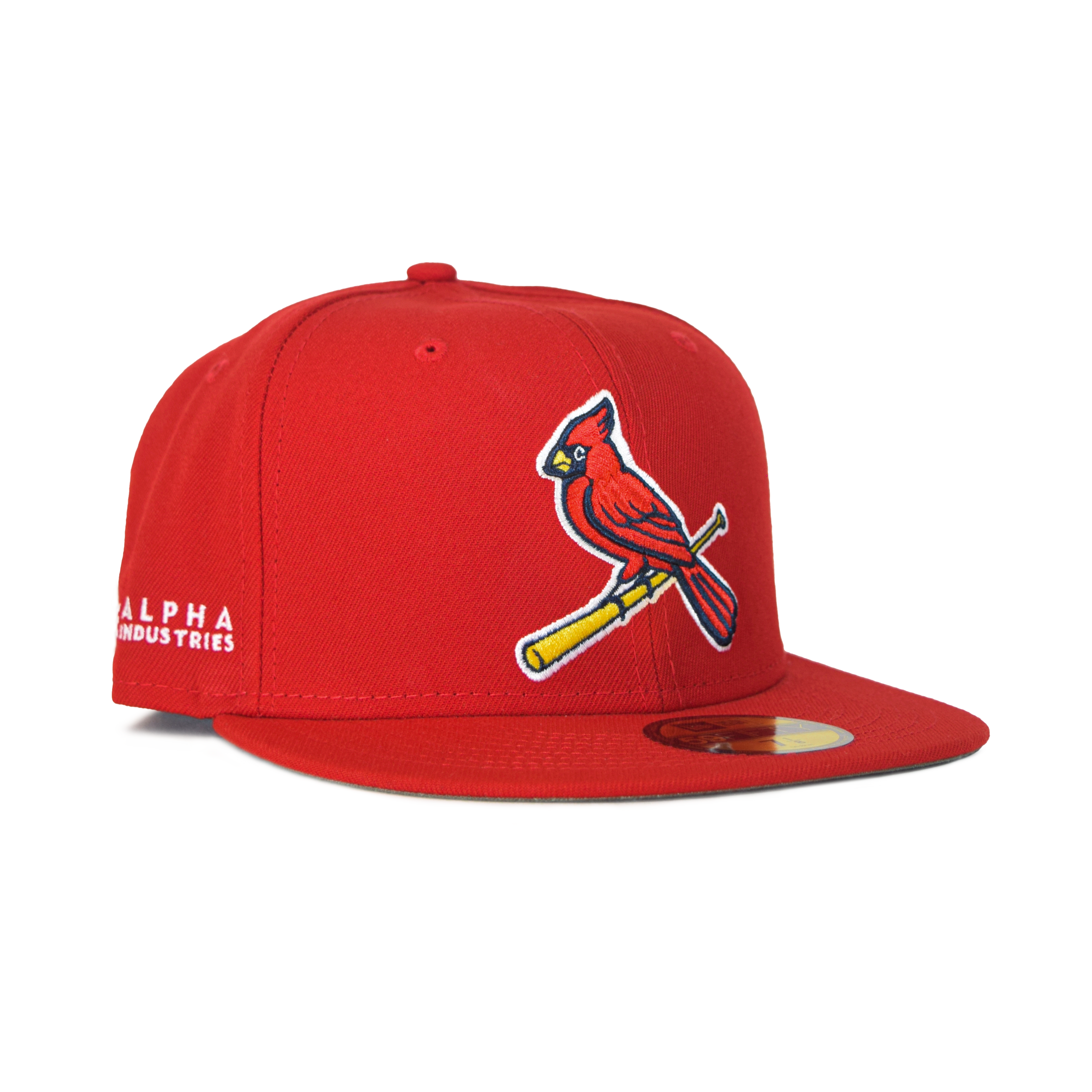 St Louis Cardinals Bird On Bat Green and White Custom 59FIFTY Fitted Hat -  ShopperBoard