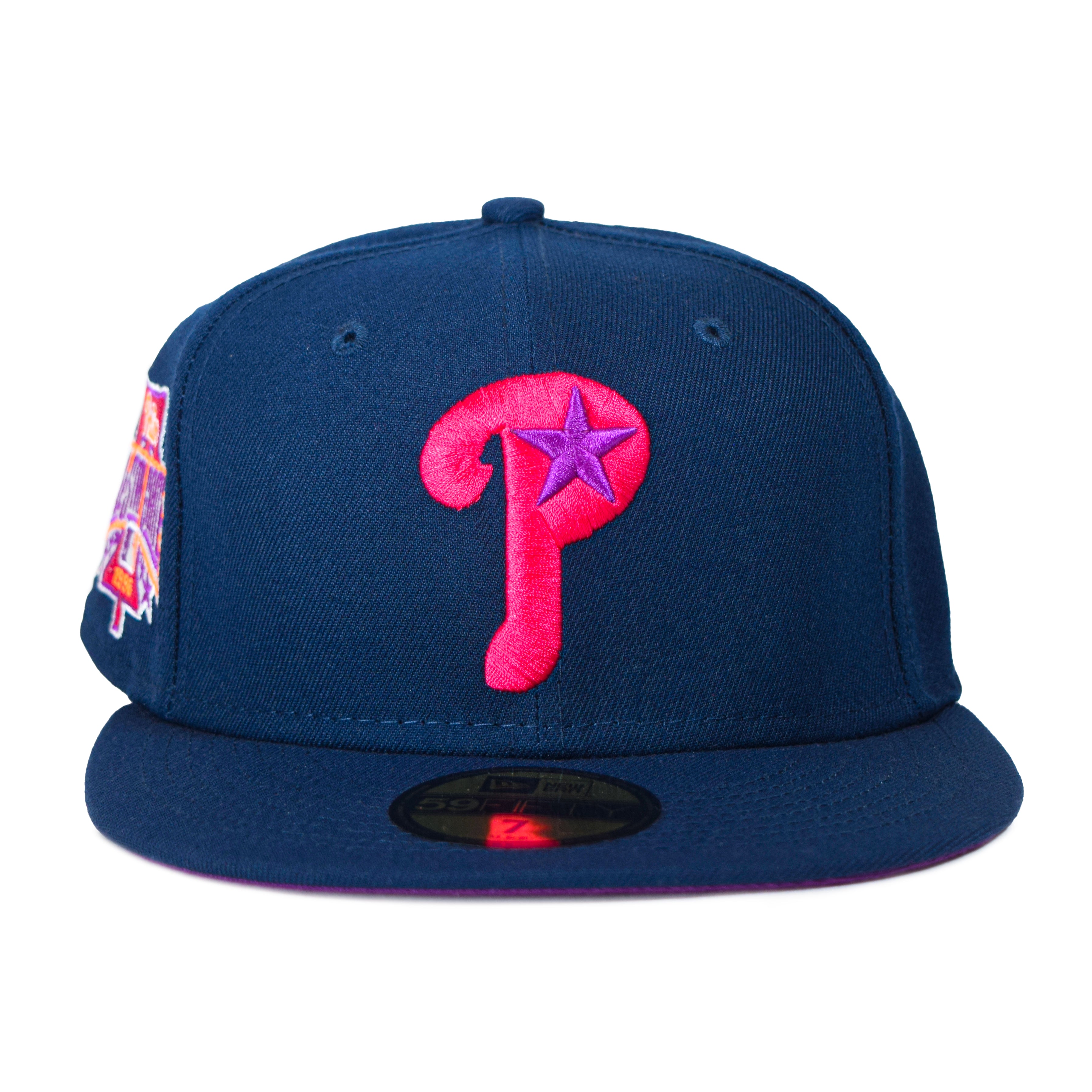 Philadelphia Phillies CITY-SKYLINE FIREWORKS White Fitted Hat