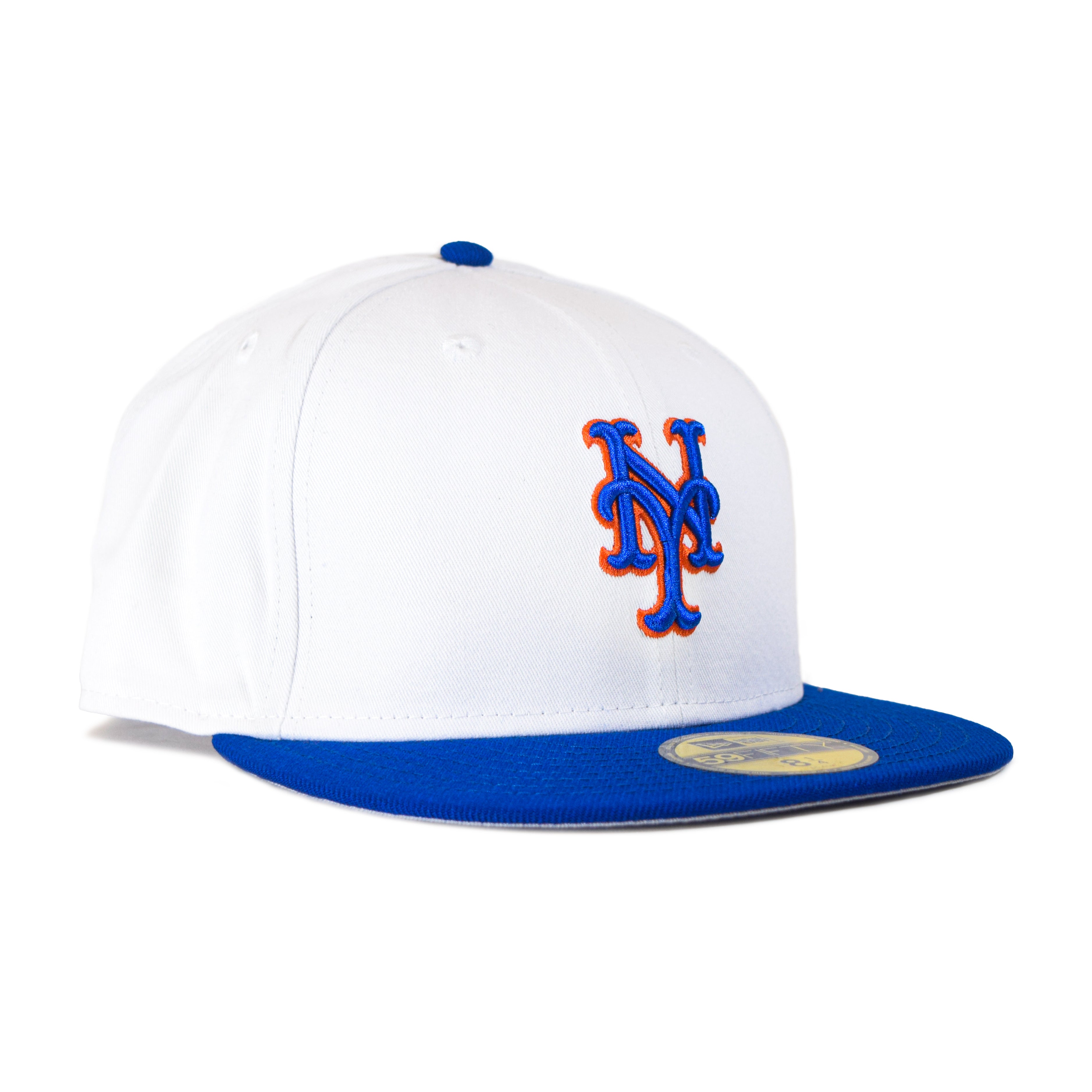 New Era New York Mets 59FIFTY 2Tone Fitted - White / Blue 8 1/2