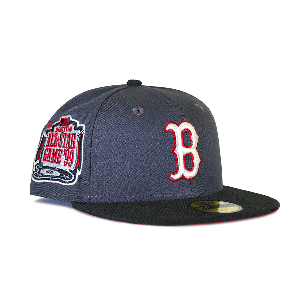 Boston Red Sox New Era Side Patch 59FIFTY Fitted Hat - Black