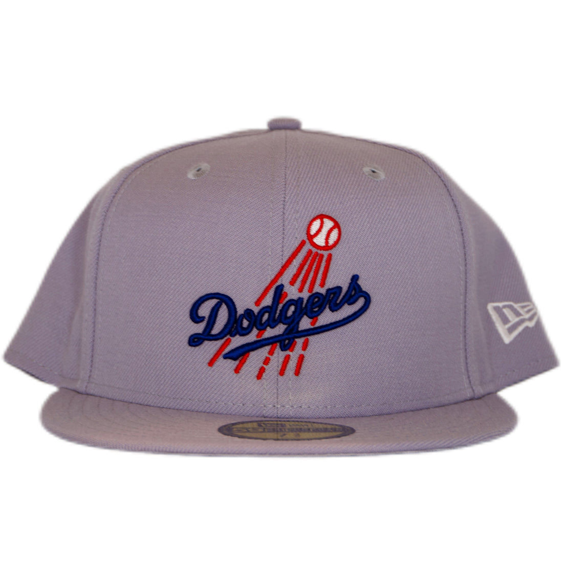 New Era 59Fifty Fitted Cap: Los Angeles Dodgers [Grey]