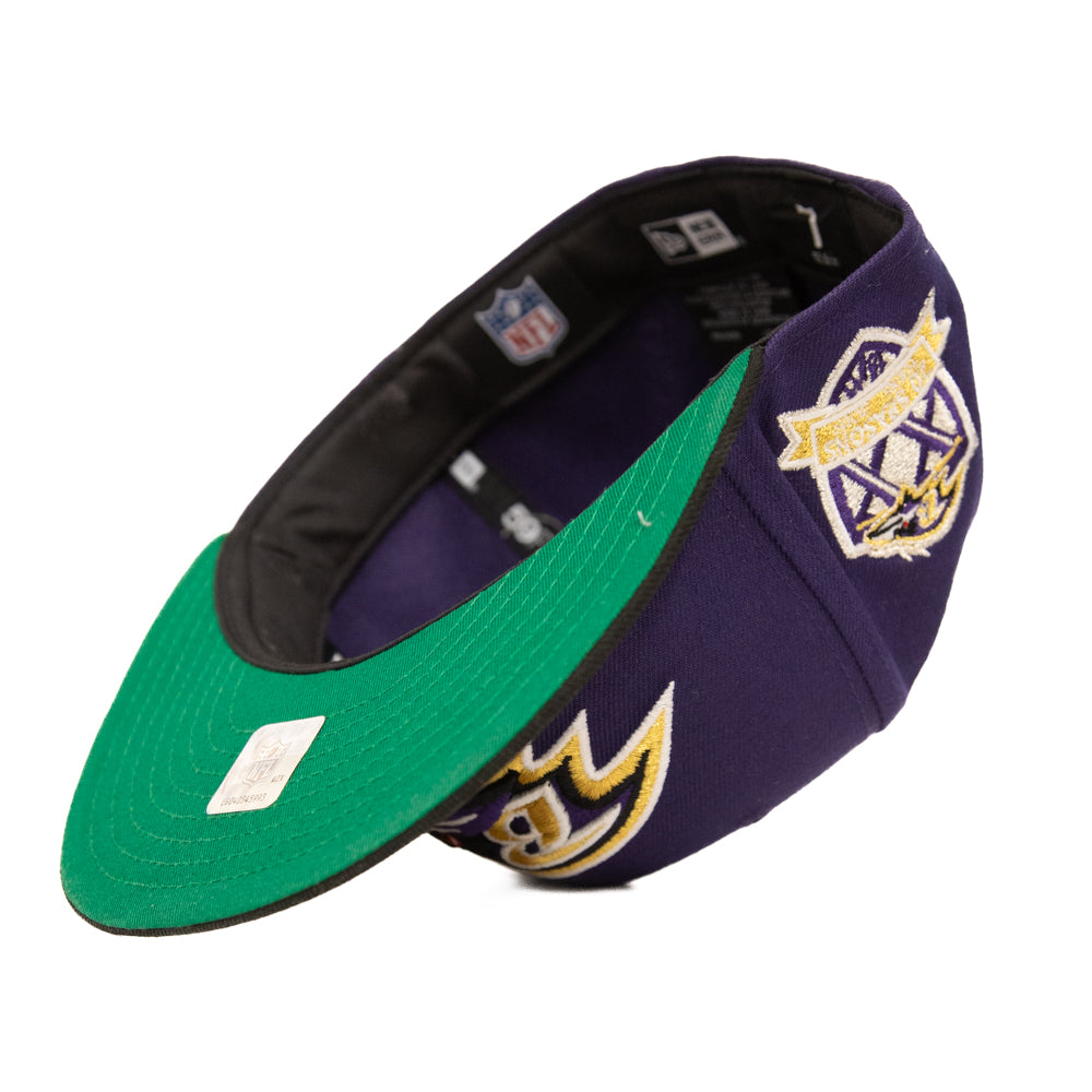 New Era 59Fifty Fitted Cap: Baltimore Ravens [20th Aniv]