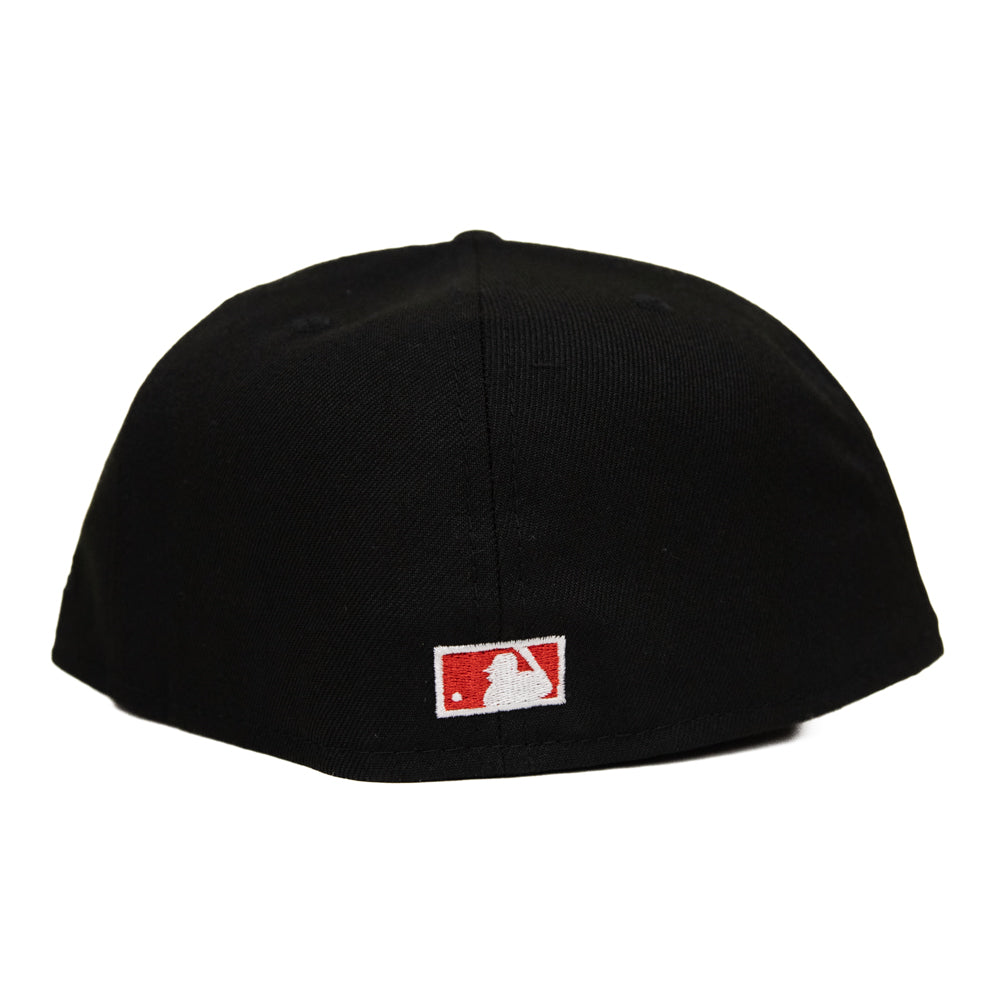 New Era 59Fifty Fitted Cap: Cincinnati Reds [Black Red Machine]