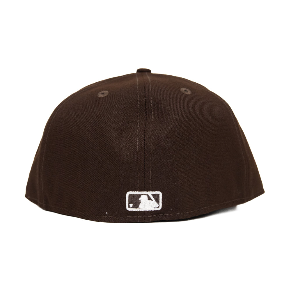 New Era 59Fifty Fitted Cap: Los Angeles Dodgers [Plain Jane x Burnt Wood]