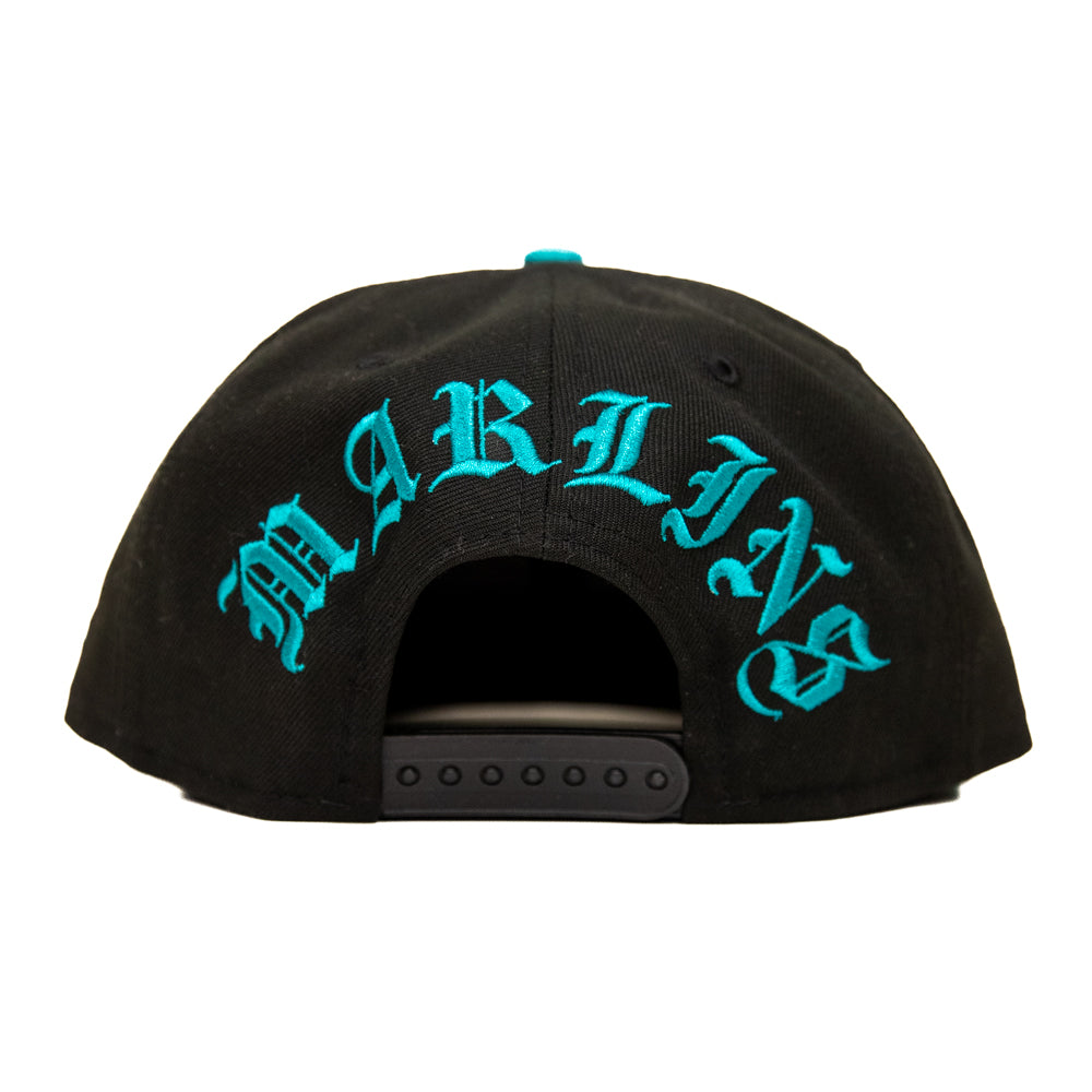 New Era Florida Marlins(Black Arch)Two Tone 9Fifty Snapback