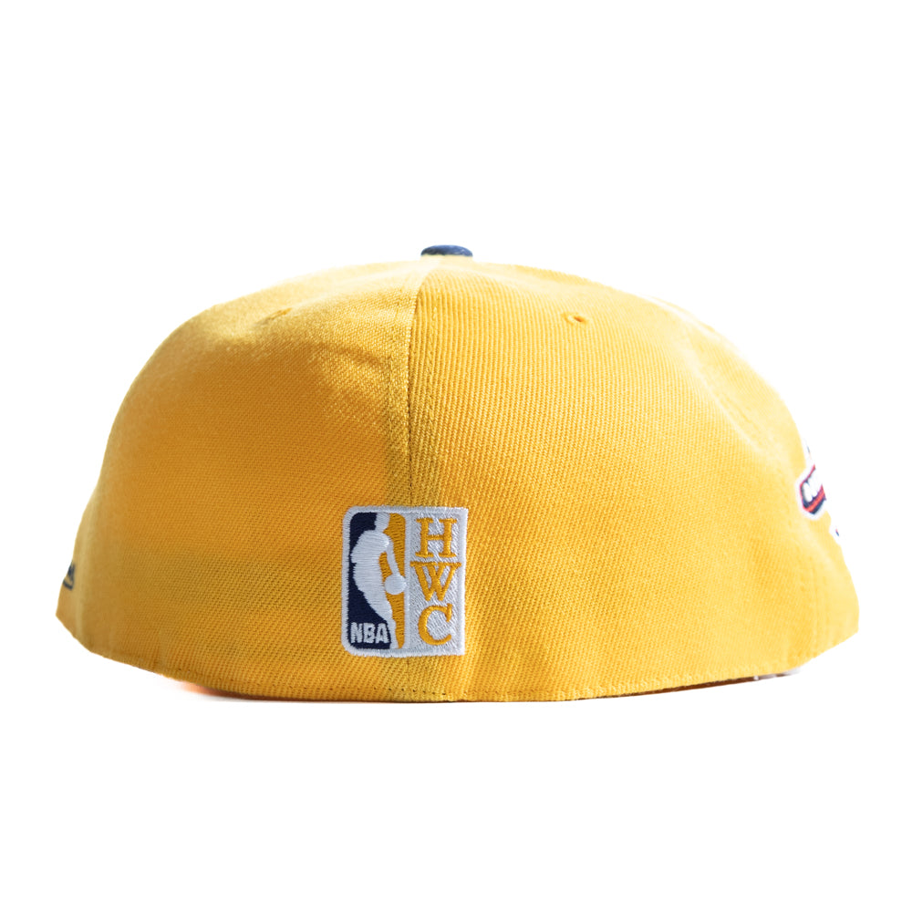 Mitchell & Ness Fitted Cap: Golden State Warriors [Team Side HWC]