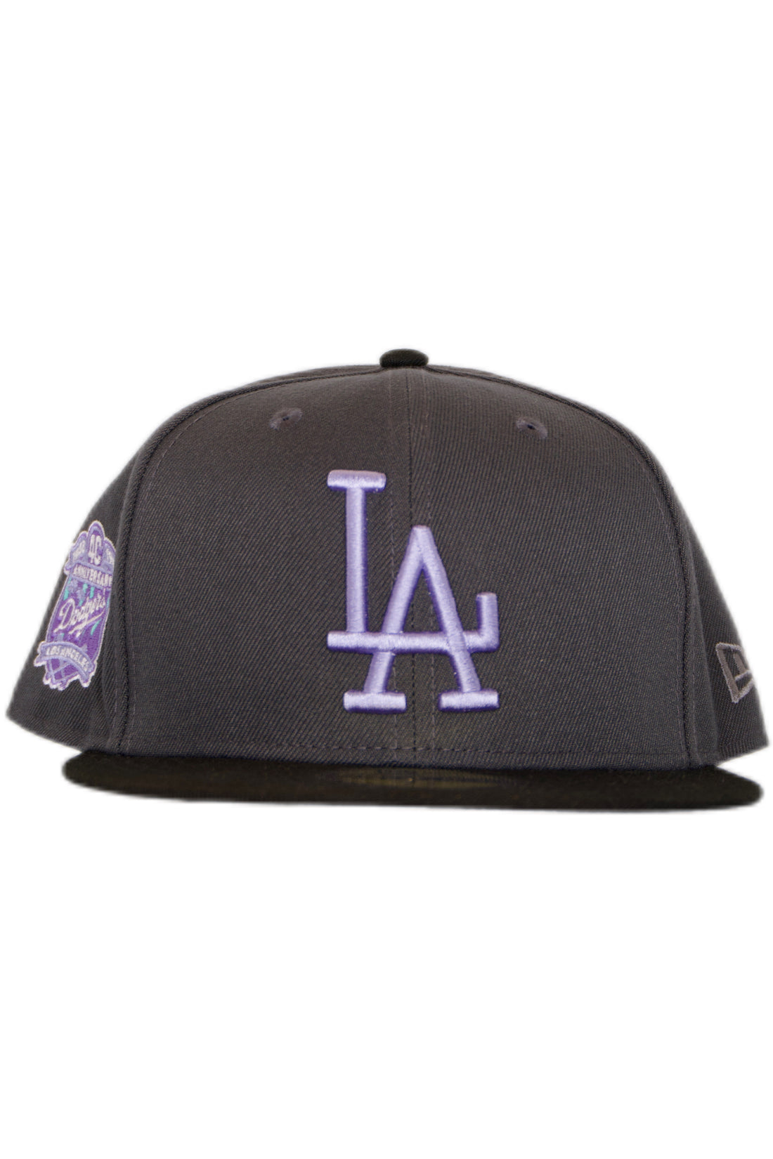 New Era Los Angeles Dodgers 59Fifty Fitted - Dk Graphite/Blk (40th Aniv)