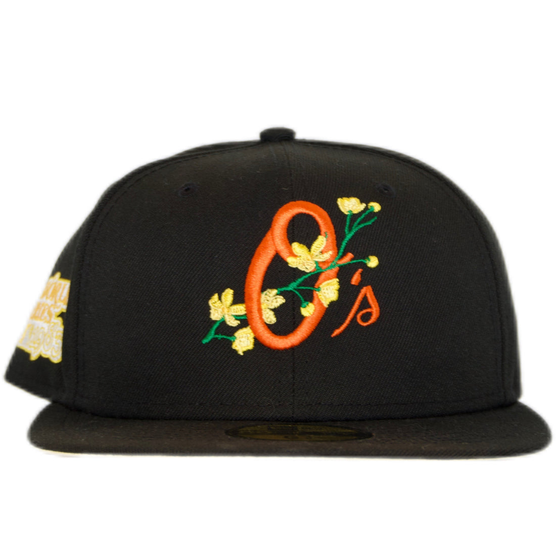 New Era 59Fifty Fitted Cap: Baltimore Orioles [Side Bloom]