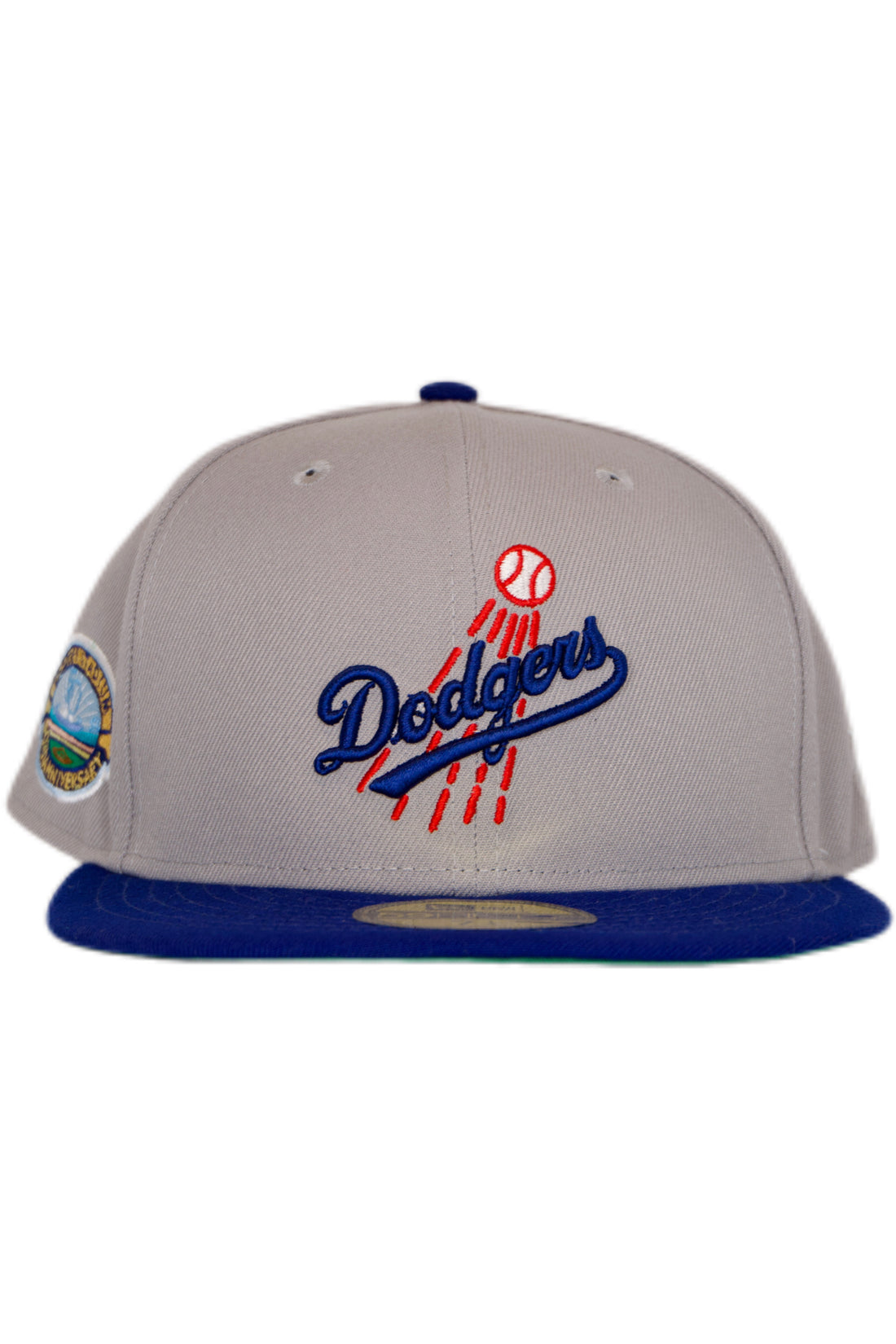 New Era Los Angeles Dodgers 59Fifty Fitted - Gray/Dk Royal (50th Aniv)