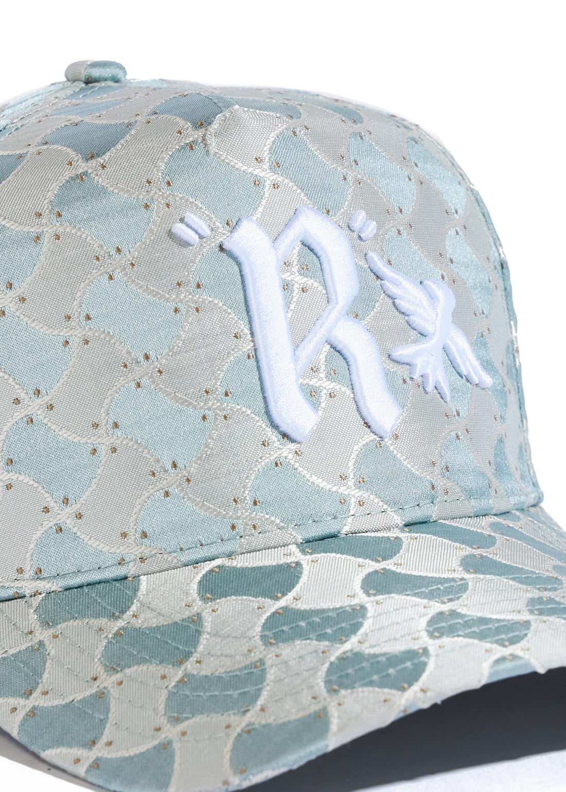 Reference Snapback: Luxe [Sky Blue Geometric]