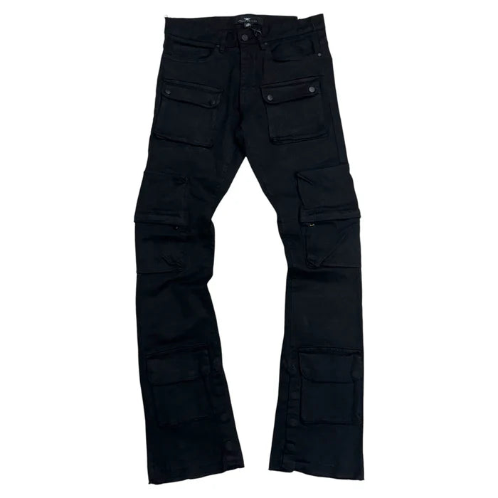 Jordan Craig Collection: Martin Stacked Cargo Pants (Black)