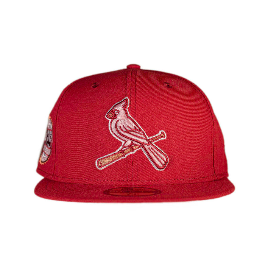 ST LOUIS CARDINALS 5950 FITTED CREAM BALLCAPS SIDE