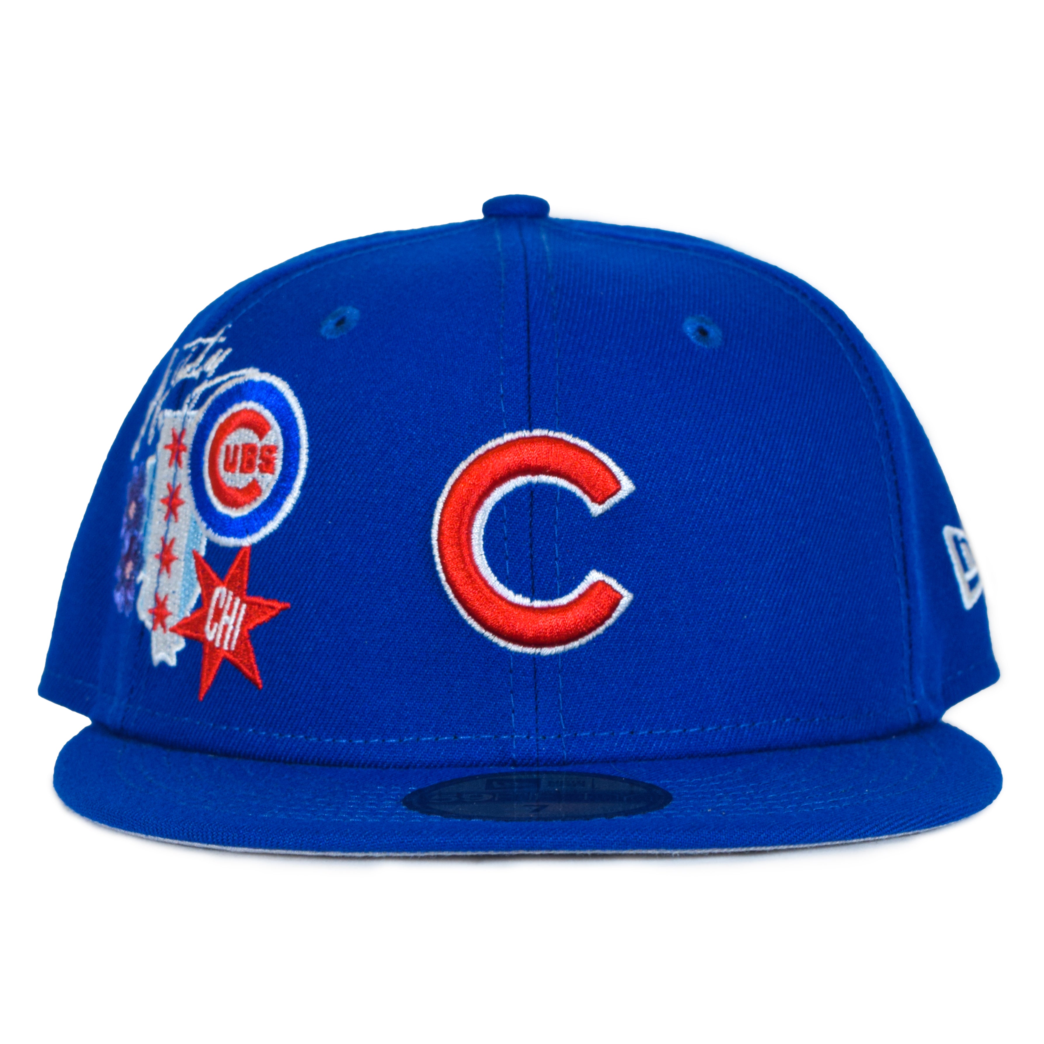 Capanova store Exclusive New Era Chicago Cubs 59fifty fitted- Glow Collection