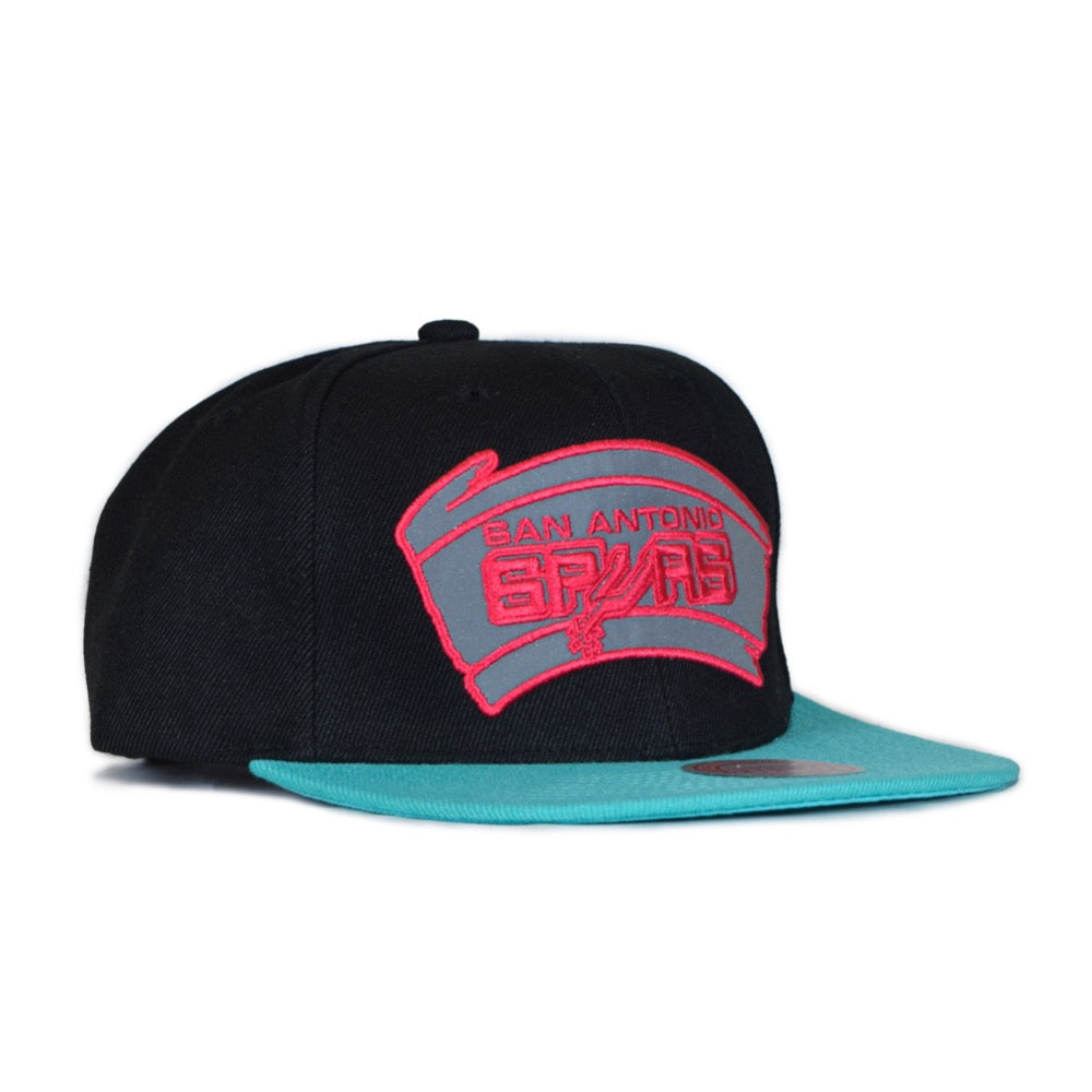 Mitchell & Ness Snapback: San Antonio Spurs [Reflective]