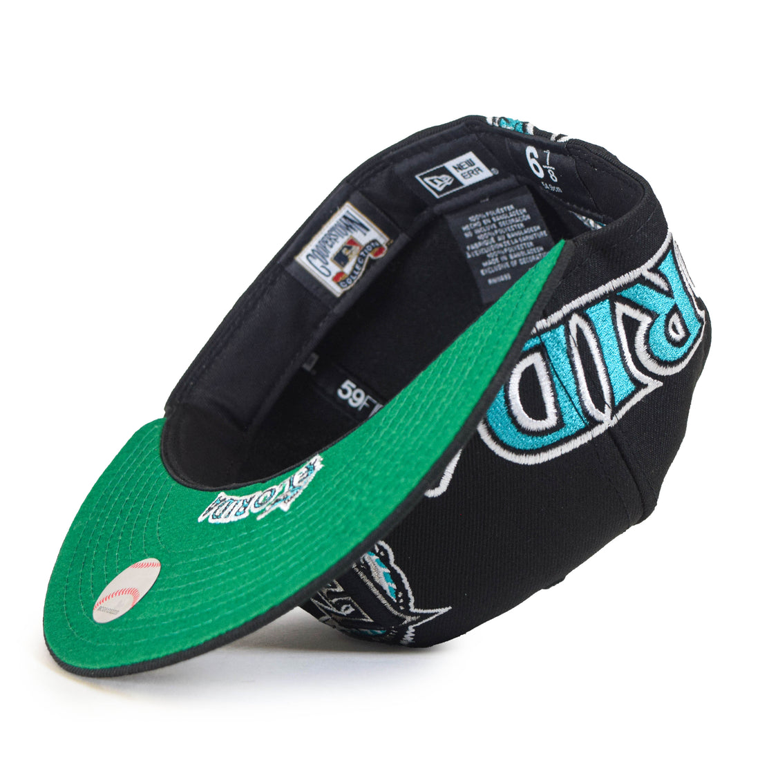 New Era 59Fifty Fitted Cap: Florida Marlins [Side Split]