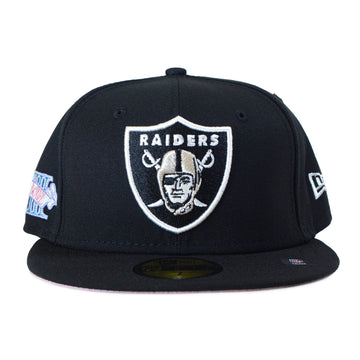 New Era Las Vegas Raiders Pop Sweat 59Fifty Men's Fitted Hat Black-Pin