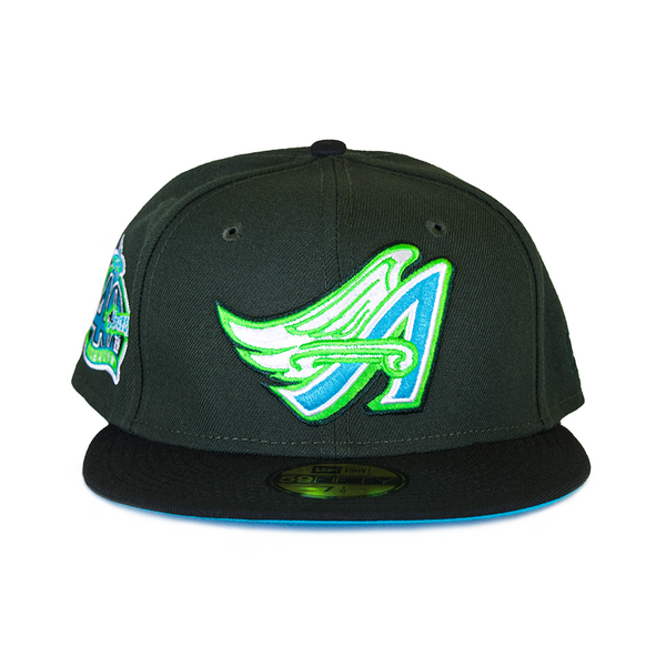 Los Angeles Angels New Era Jersey 59FIFTY Fitted Hat - Black