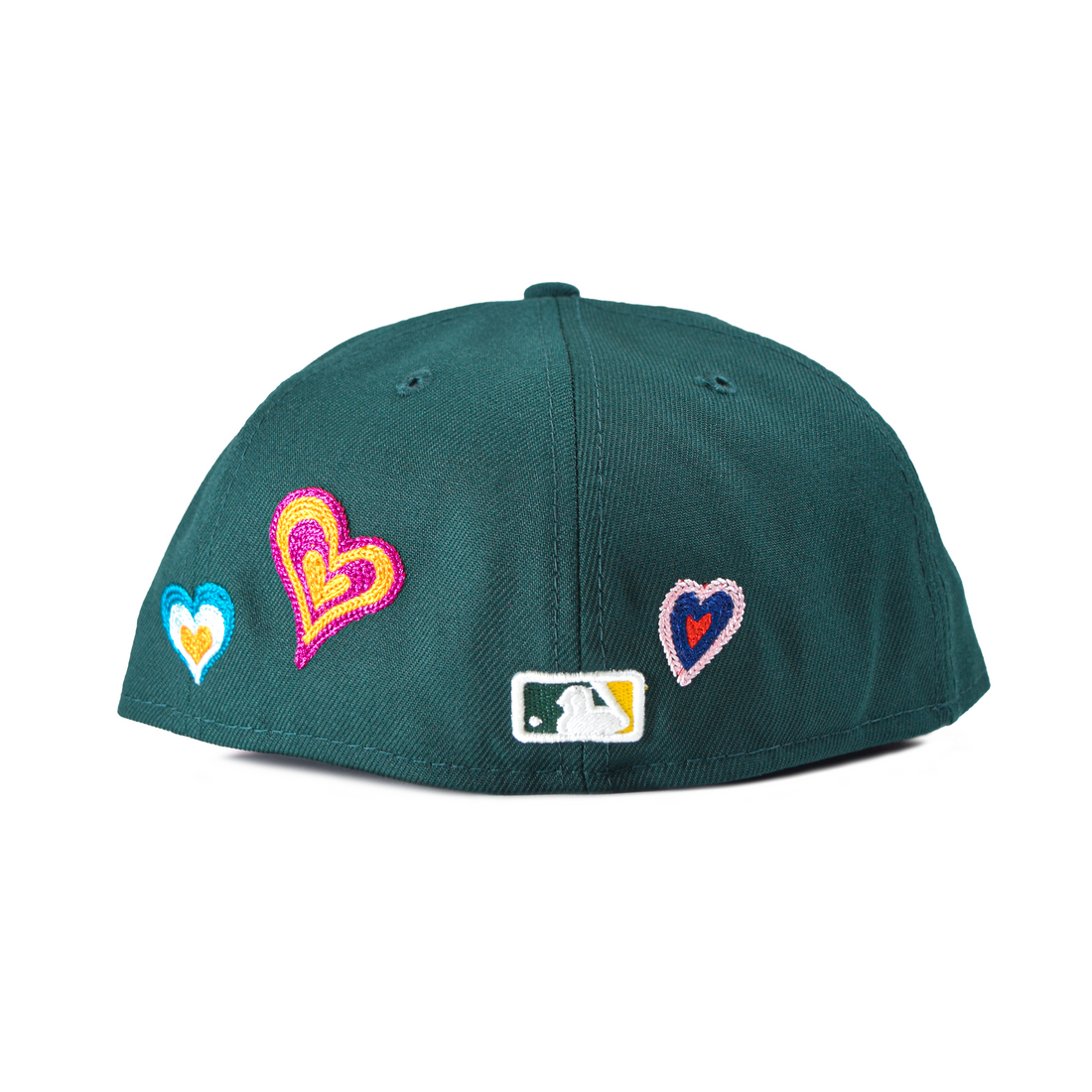 New Era 59Fifty Fitted Cap: Oakland Athletics [Hearts]