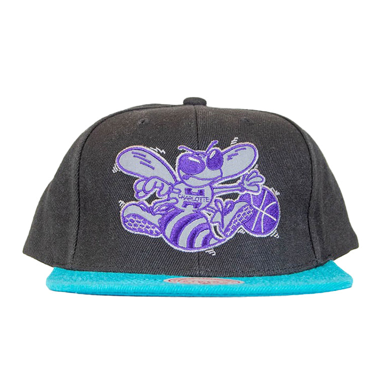 Mitchell & Ness Snapback: Charolette Hornets [Reflective]