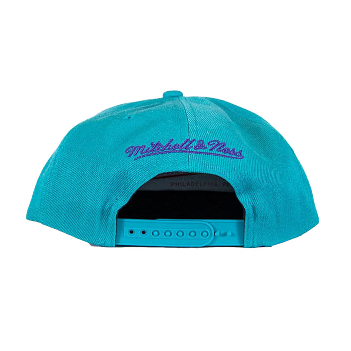 Mitchell & Ness Snapback: Charolette Hornets [2-Tone Reflective]