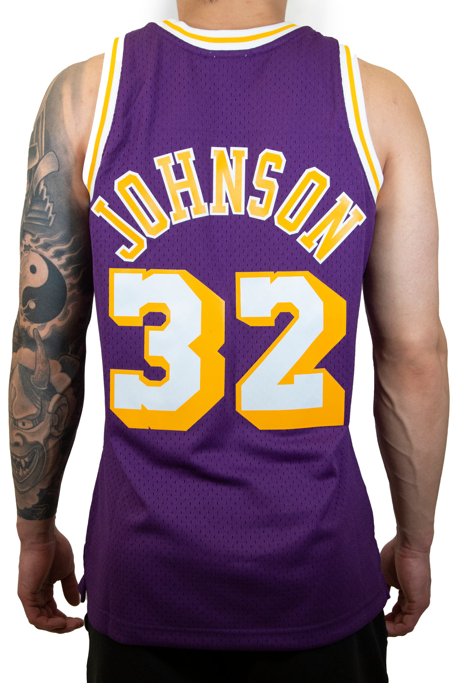 Mitchell & Ness: Hardwood Classic Los Angeles Lakers Jersey (Magic Joh ...