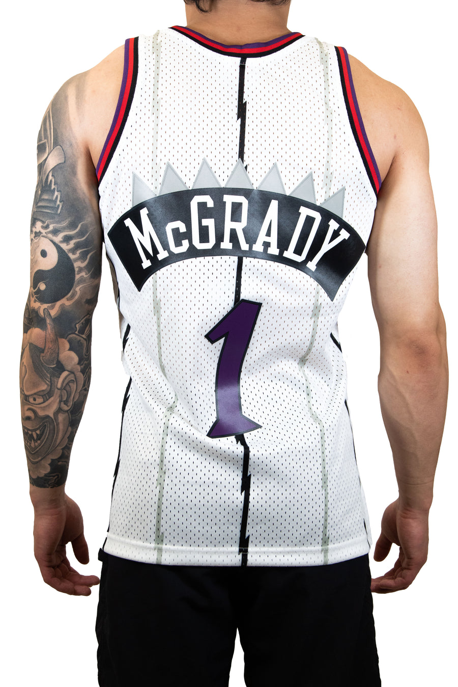 Tracy McGrady Toronto Raptors Mitchell & Ness White Out Swingman Jersey 