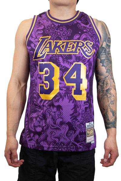 Men's Los Angeles Lakers Homage Gold NBA x Teenage Mutant Ninja