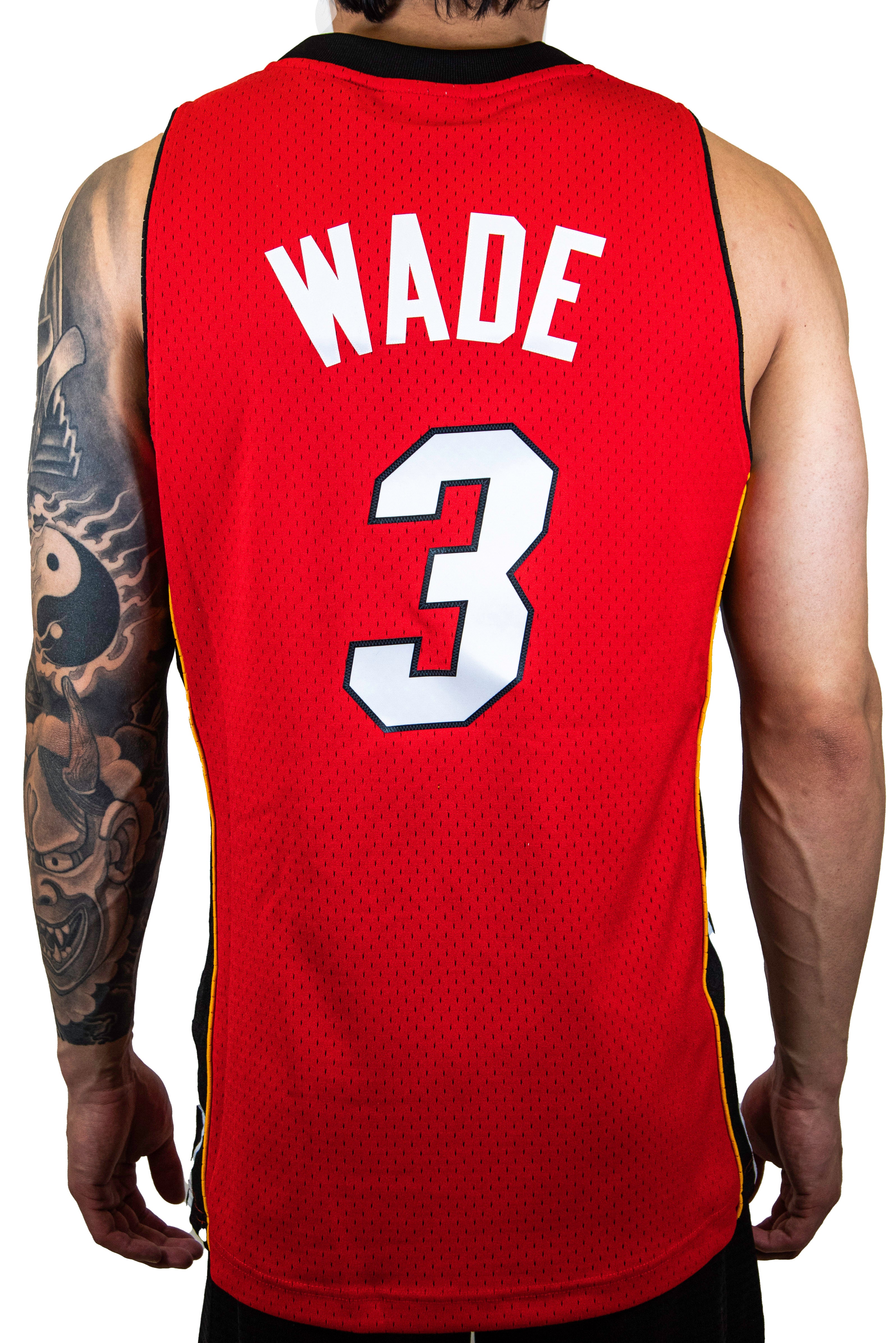 Dwyane wade hardwood classic jersey red on sale