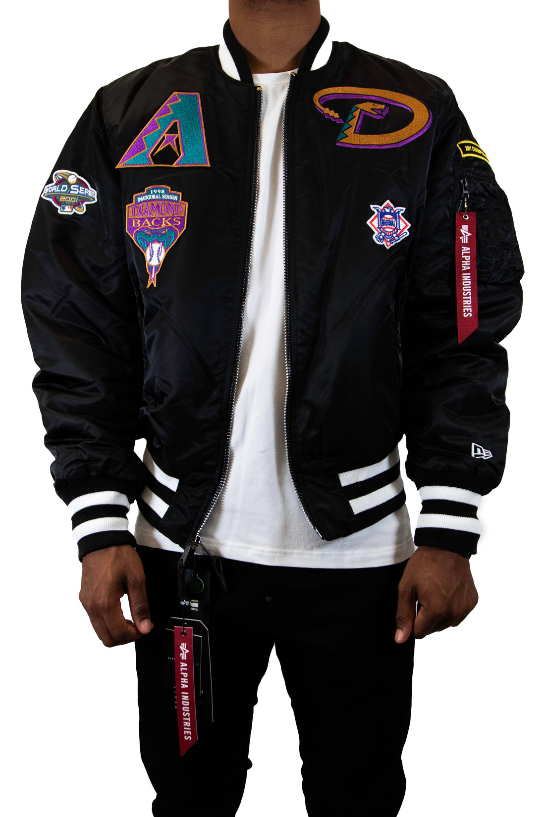 New Era: Alpha Industries MA-1 Bomber Jacket [Arizona Diamondbacks]