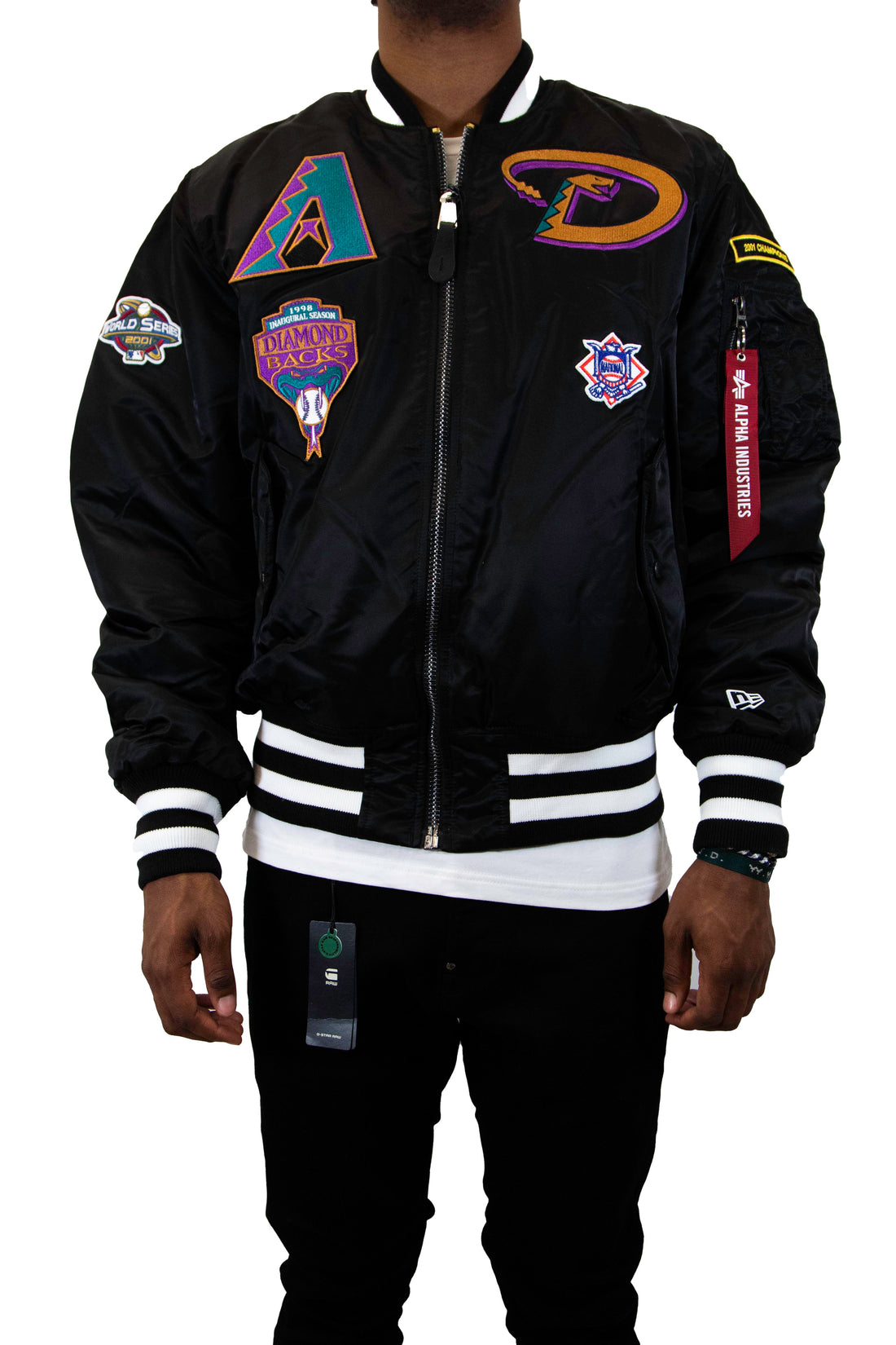 New Era: Alpha Industries MA-1 Bomber Jacket [Arizona Diamondbacks]