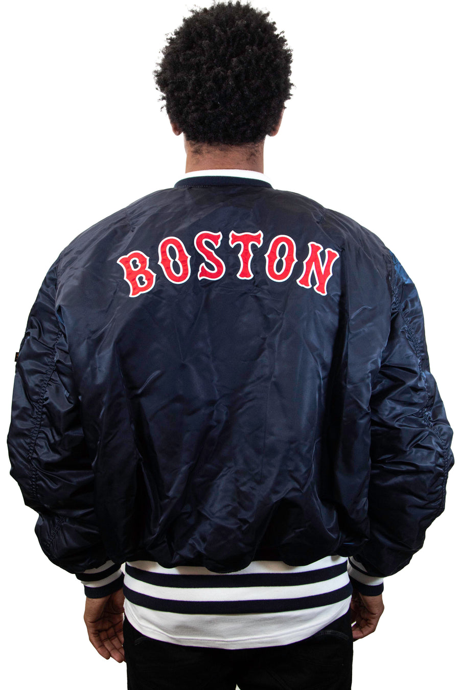 Alpha Industries x Boston Red Sox MA-1 Bomber Jacket - Size: XXL, MLB by New Era